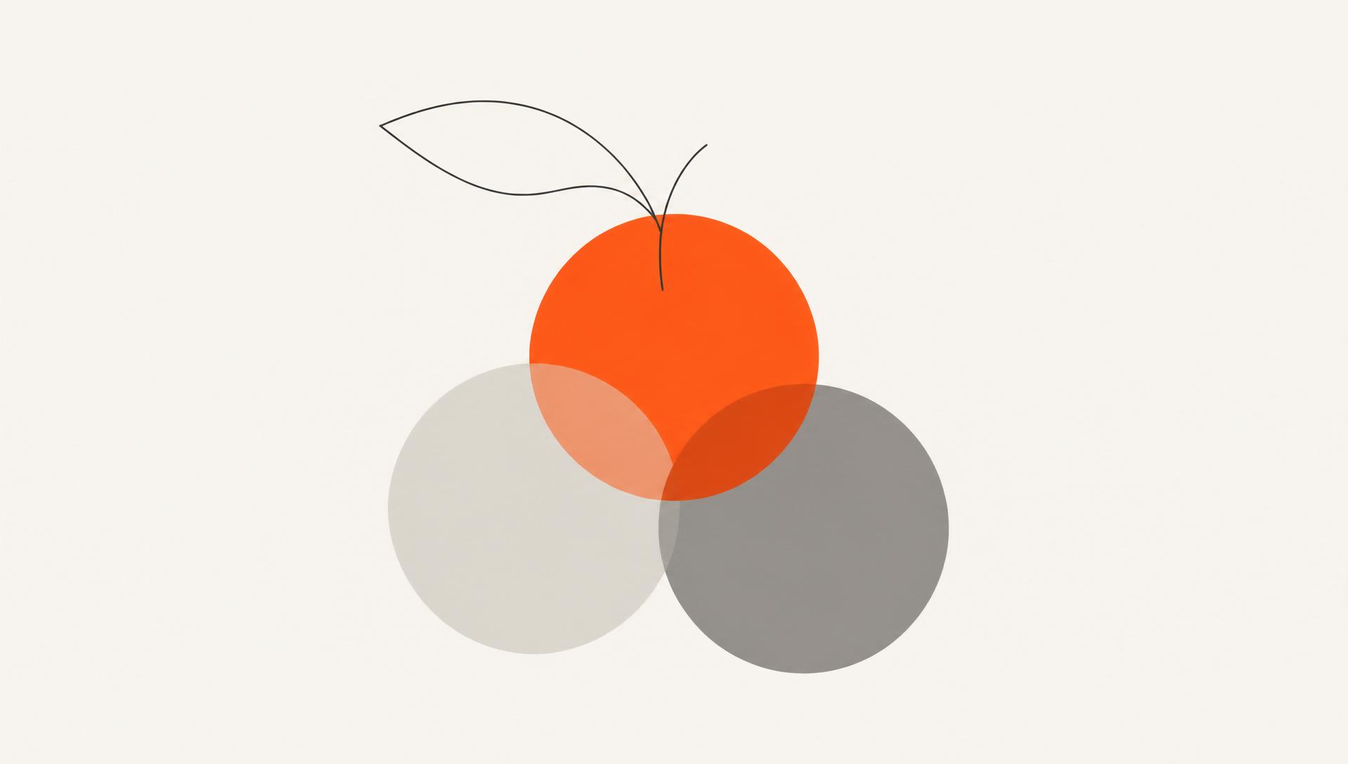 Tangerines.io — three overlapping circles forming a stylized tangerine mark